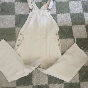 Overalls ladies denim white